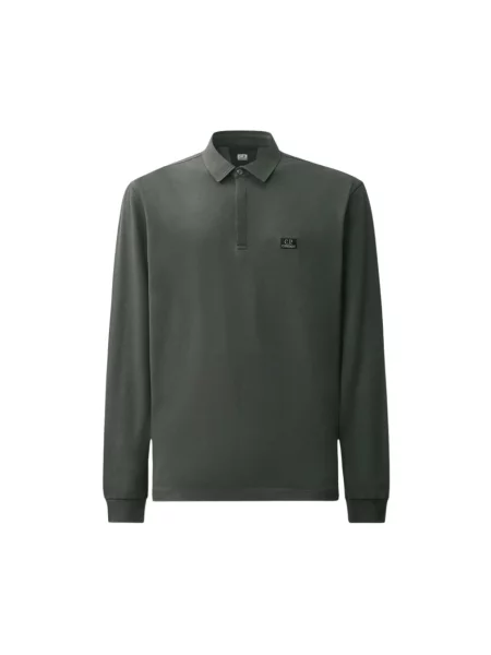Koszulka polo C.p. Company ze stretchu szara
