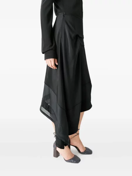 Fusta plisata Lemaire plisată gri