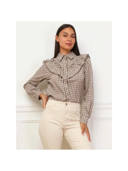 Bluza La Modeuse smeđa
