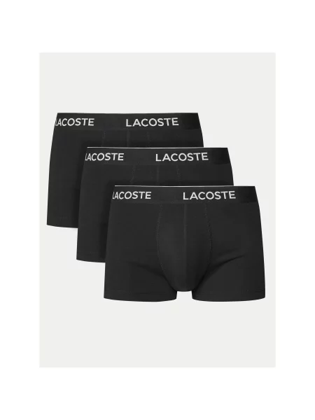 Hlačke Lacoste črna