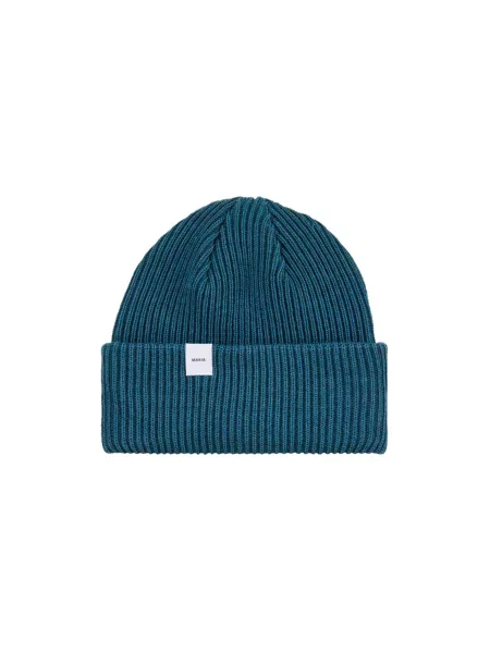 Makia Merino Beanie Blue Unisex Nakrycia głowy Makia Size: One size niebieski
