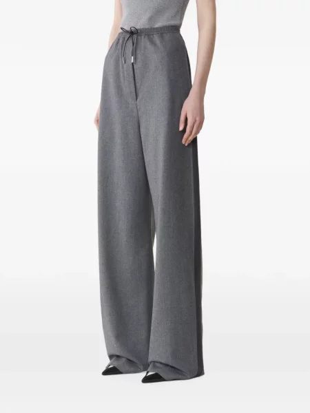 Pantaloni Lanvin cu cordon gri