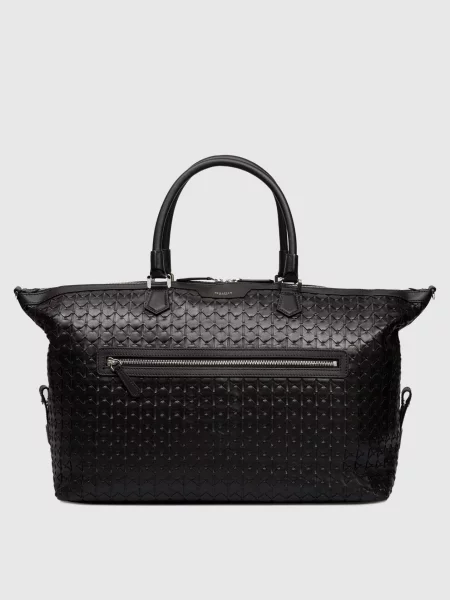 Кожаная дорожная сумка Serapian черная