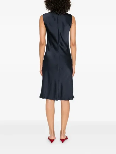 Rochie fără mâneci Theory fără mâneci de costum albastru