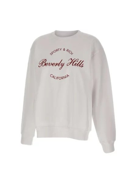 Bluza nierozpinana Sporty And Rich biała