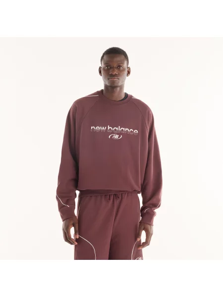 Bluza New Balance – bordowa