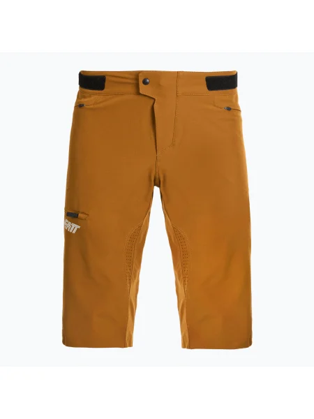 Pantaloni scurți de ciclism Leatt MTB Enduro peanut pentru bărbați