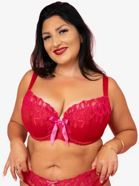 SugarShape Podprsenka ružová červená