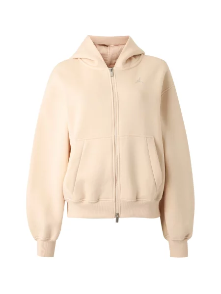 Jordan Tréning dzseki Brooklyn Fleece' bézs