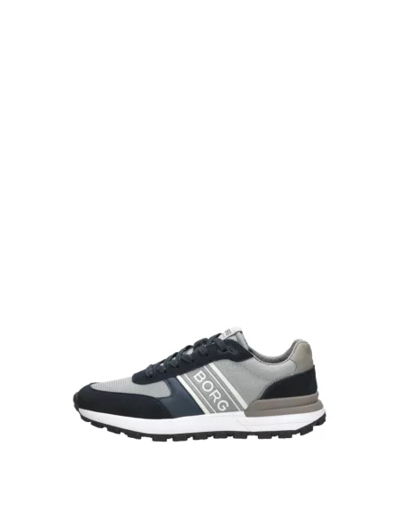 Sneakersy Björn Borg skórzane niebieskie
