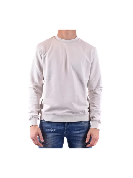 Bluza Paolo Pecora z przetarciami beżowa
