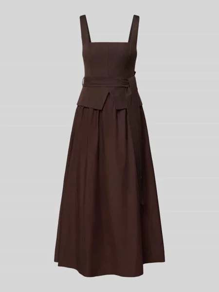 Sukienka koktajlowa z mieszanka lnu i model Celina' Forever New