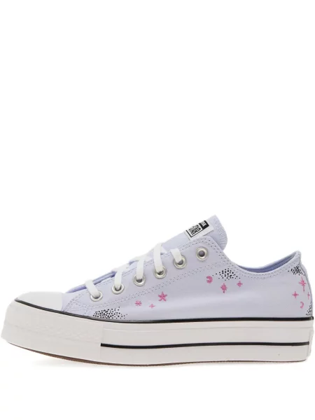 Sneakerși Converse Chuck 70 cu platformă cu imagine cu model leopard maro