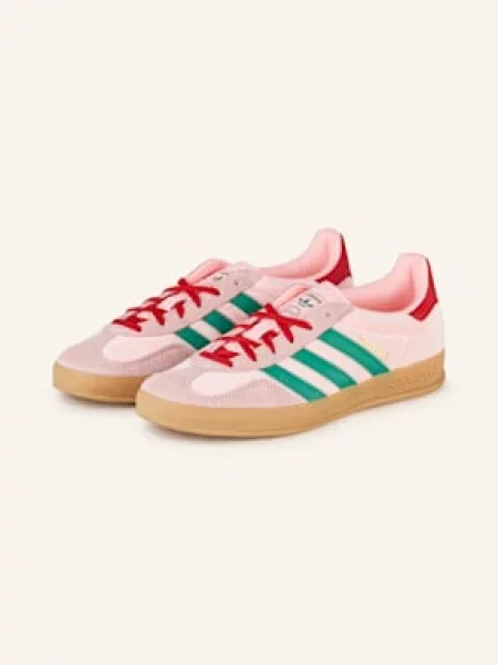 Sneakersy Adidas Originals zamszowe casual różowe