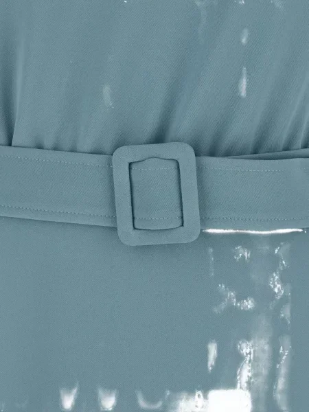 Rochie maxi P.a.r.o.s.h. până la genunchi de costum albastru