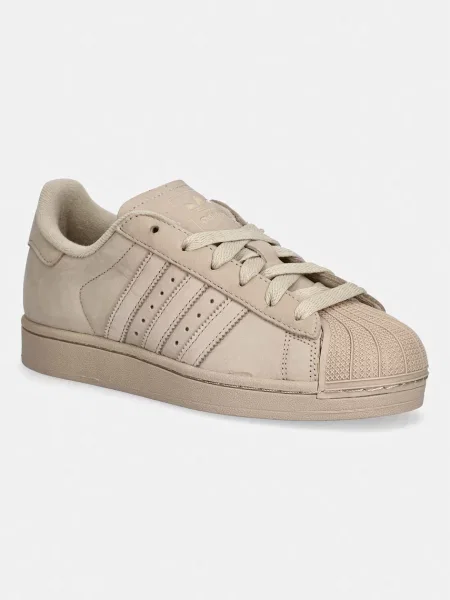 Adidas Originals adidași din nubuc Superstar II bej