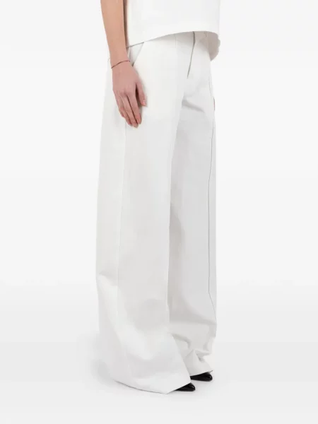 Pantaloni Société Anonyme alb