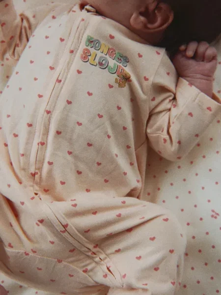 Konges Sløjd kombinezon za djecu od pamuka s elastanom BASIC ONESIE GOTS