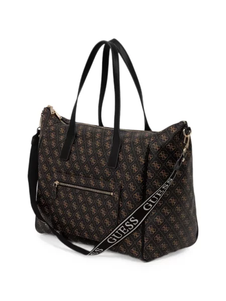 Geantă shopper Guess negru