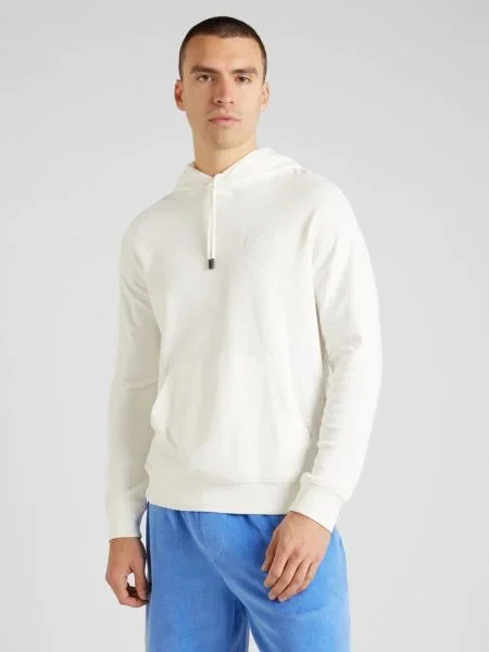BOSS ORANGE Hanorac Wetowelhood | Relaxed fit alb