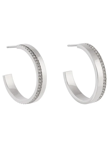 Обеци Calvin Klein сребристо