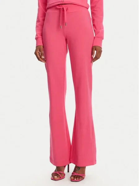 Juicy Couture Teplákové nohavice Apollo Flared Leg ružová