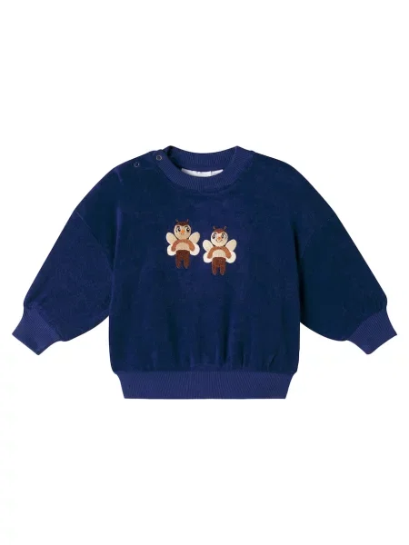 Φούτερ Mini Rodini μπλε