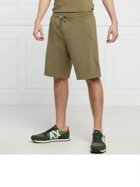 GUESS Pantaloni scurți LIVIO kaki