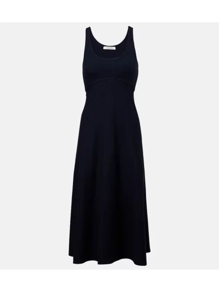 Rochie midi Dorothee Schumacher până la genunchi de costum albastru