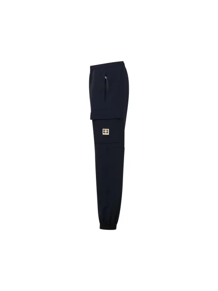 Spodnie cargo Aquascutum niebieskie