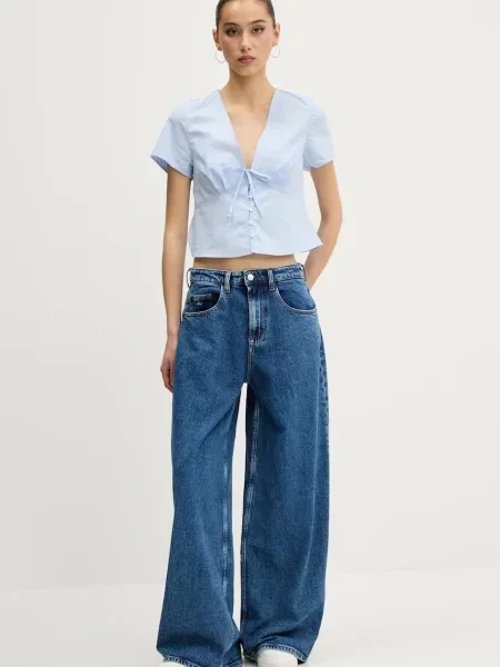 Tommy Jeans srajca modra