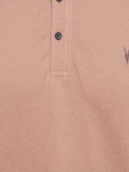 Scurt tricou polo Allsaints roz