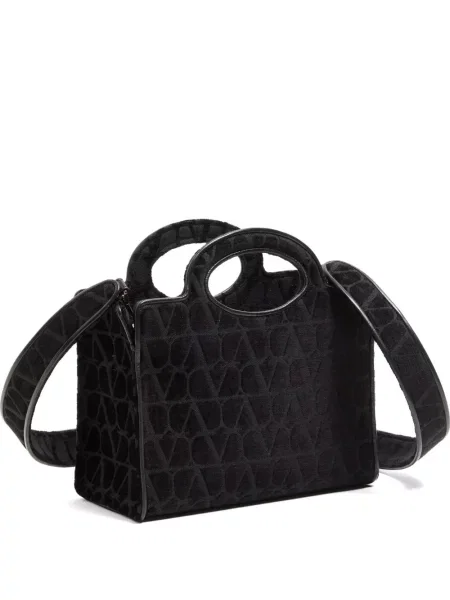 Geantă shopper Valentino Garavani negru