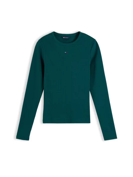 Tommy Jeans Tricou Essential închis verde