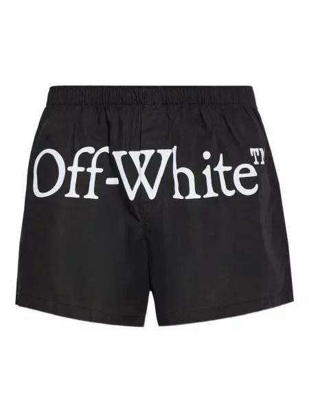 Μποξεράκια Off-white με σχέδιο λευκό