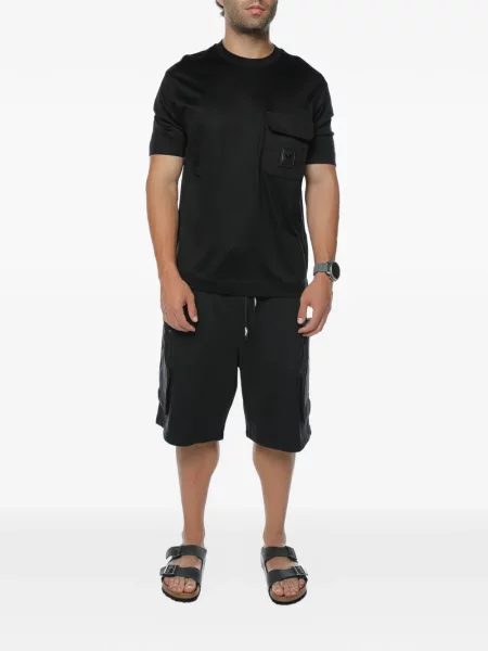 Pantaloni scurți Just Cavalli cu cordon negru