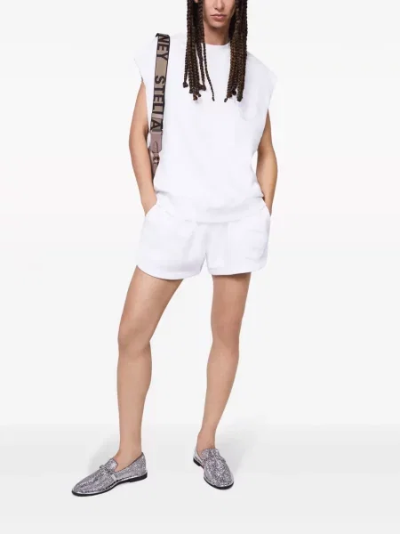 Kraťasy Stella Mccartney jersey bílé