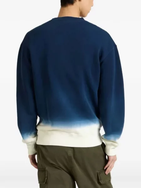 Hanorac Jw Anderson cu broderie albastru