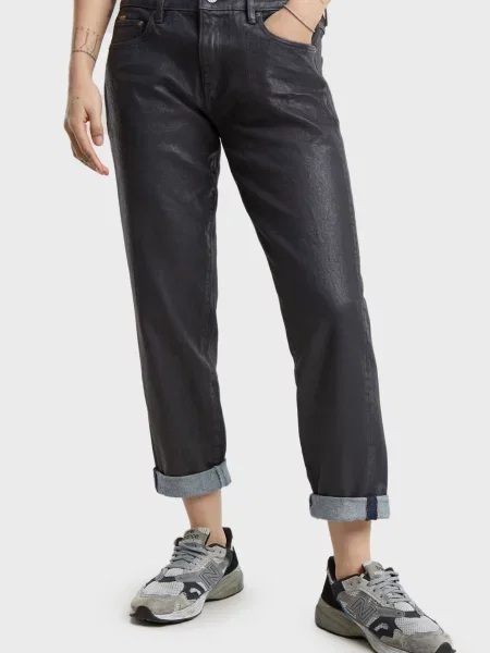 Джинси бойфренди G-star Raw сині