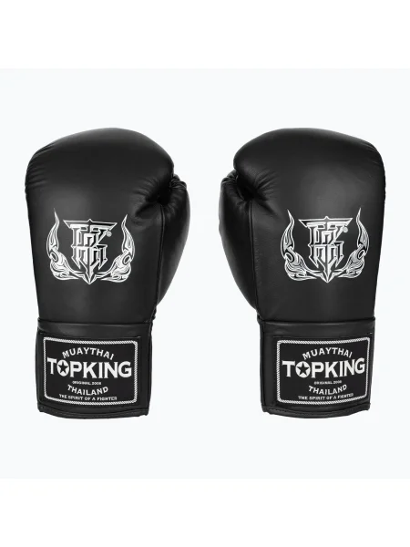 Olcsóbban. Top King Boxing verseny kesztyű fekete. Méret: 10 oz fekete