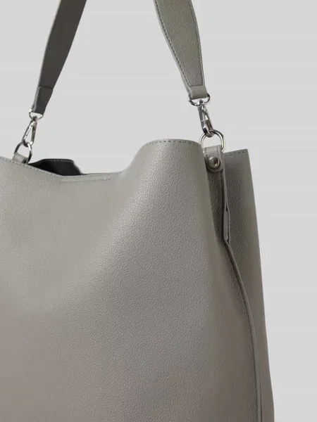 Torba typu tote z skóropodobny model Fyn' Seidenfelt czarna