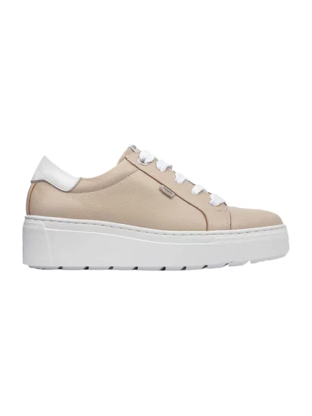Sneakersy Callaghan skórzane beżowe