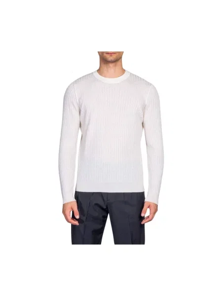 Sweter Corsinelabedoli wełniany biały