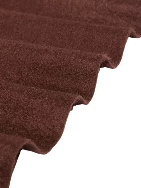 Fular Max Mara cu broderie maro