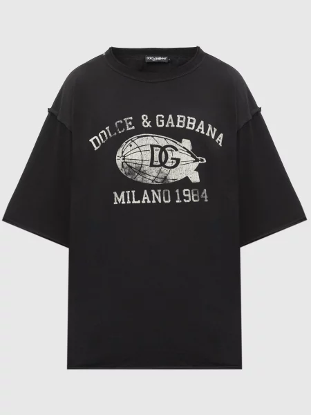 Футболка Dolce&gabbana с принтом черная