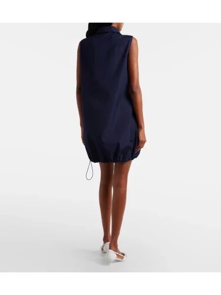 Rochie Prada din poplin albastru