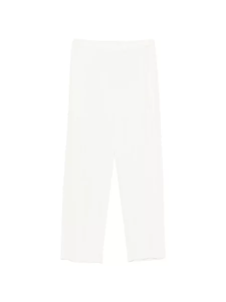Nadrág Pleats Please Issey Miyake fehér