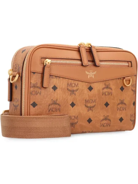Mała torebka Mcm elegancka brązowa