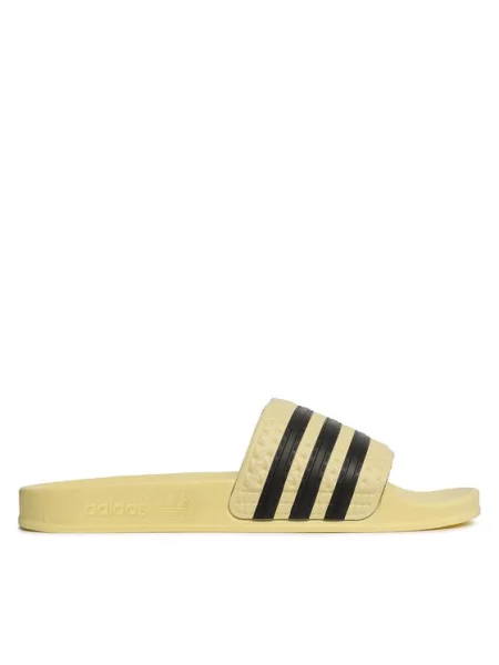 Klapki adidas żółte