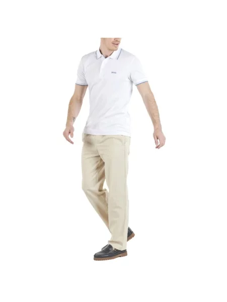 Koszulka polo Boss biała
